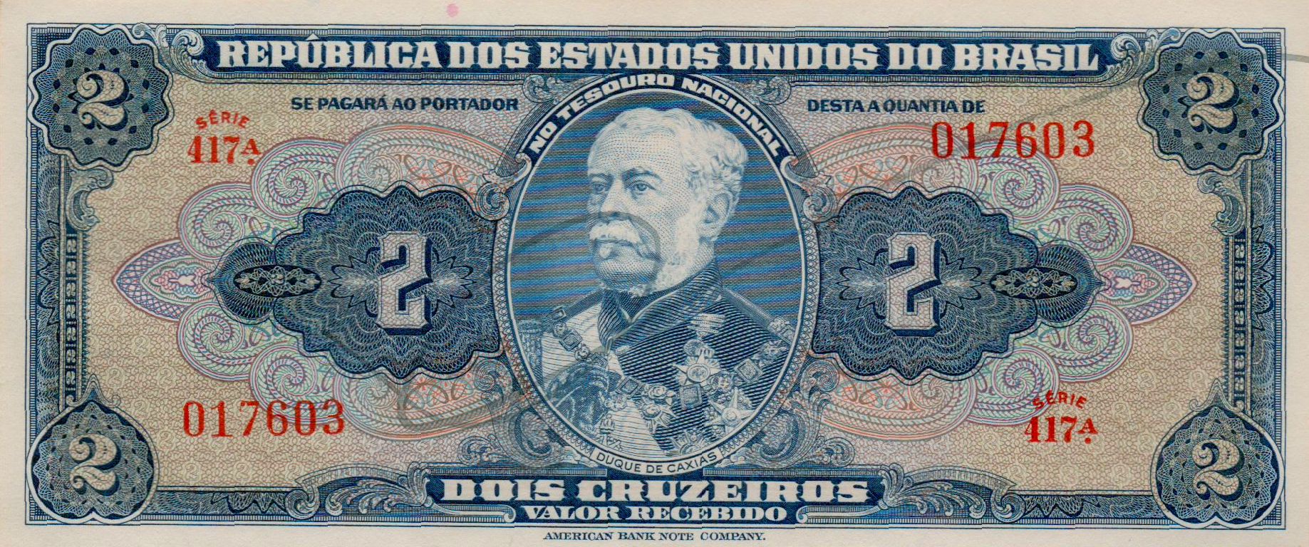 Brazil 2 1944 UNC P-133